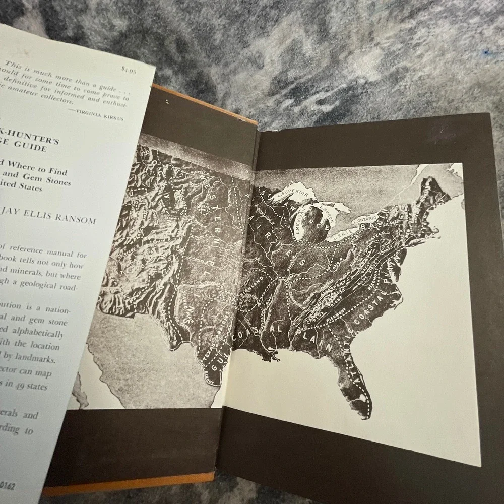 The Rock-Hunter's Range Guide Jay Ellis Ransom Hardcover Geology Book